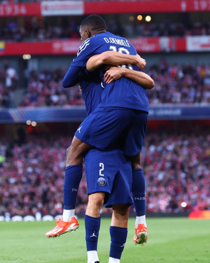 Uefa Champions League 2024/25: Arsenal 0-1 PSG – Dembele’s early goal hands Les Parisiens advantage