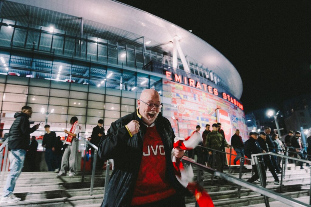 Uefa Champions League 2024/25: Arsenal 3-0 Real Madrid - Photos of Gunners fans celebrating stunning victory