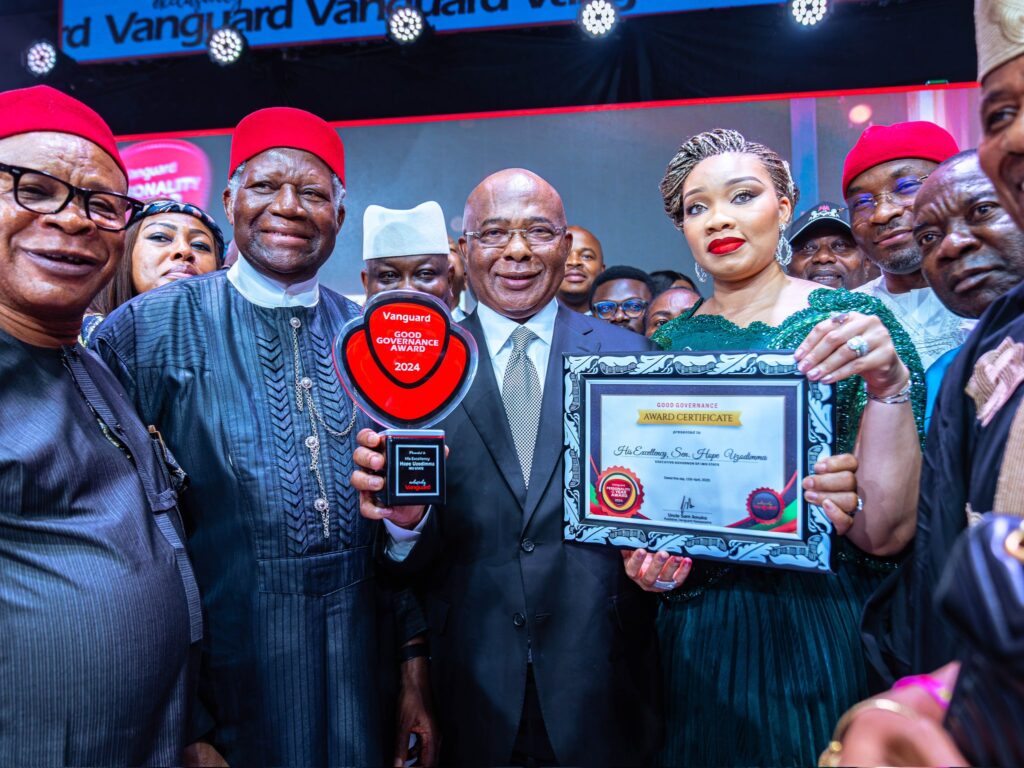 ‘Seeing my husband receive the Governor of the Year (Infrastructure) award such a proud and emotional moment for me’ – Chioma Uzodimma