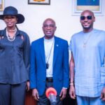 Governor Alia receives Tuface and ‘new wife’ Natasha Osawaru at Government House, Makurdi, appoint singer as Special Adviser on Entertainment and Community Outreach