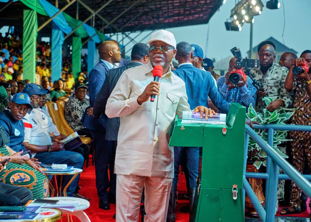 Niger Delta Sports Festival 2025: Photos – Aiyedatiwa attends opening ceremony at Uyo Township Stadium