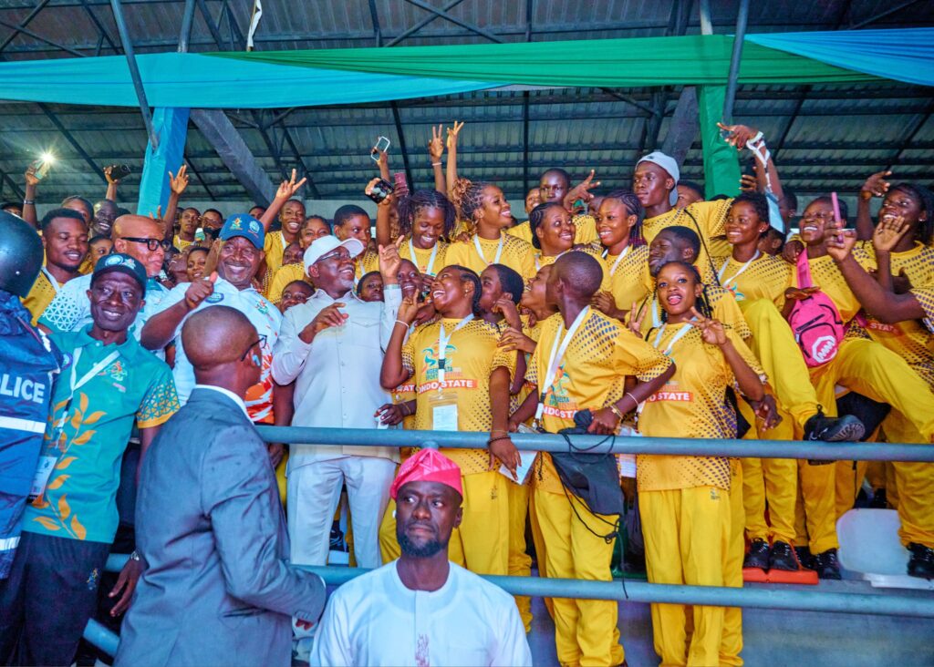 Niger Delta Sports Festival 2025: Photos - Aiyedatiwa attends opening ceremony at Uyo Township Stadium
