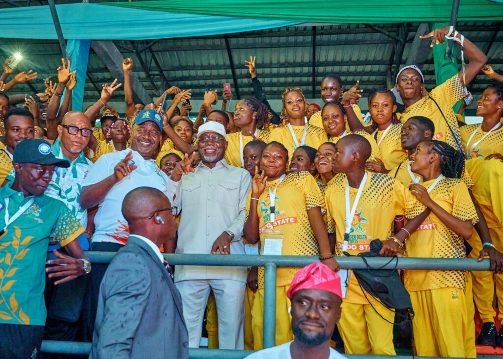 Niger Delta Sports Festival 2025: Photos - Aiyedatiwa attends opening ceremony at Uyo Township Stadium