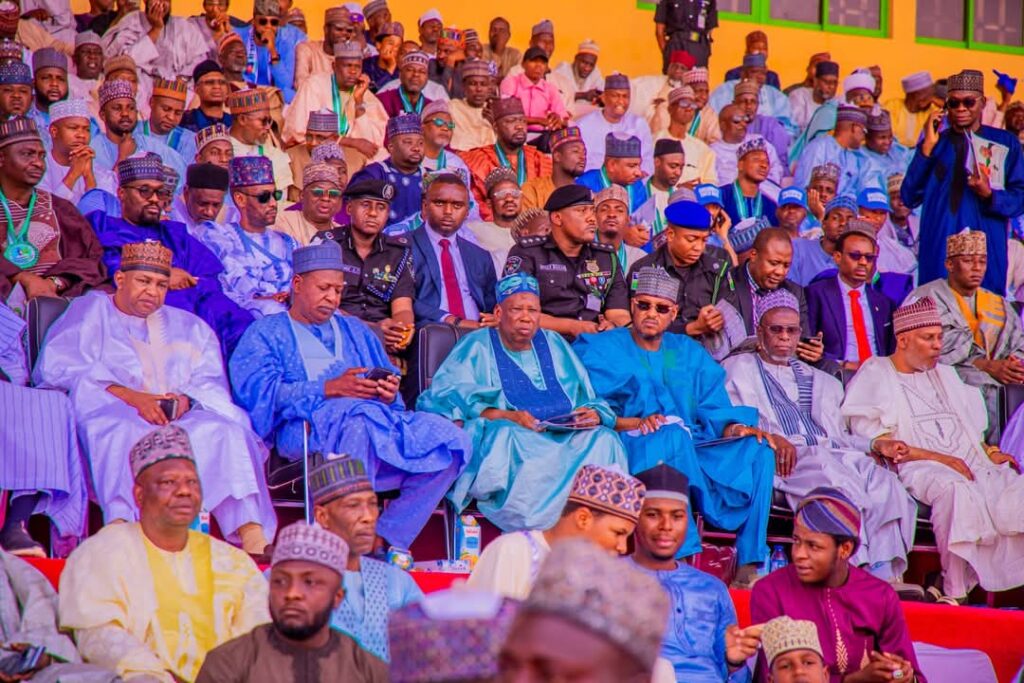 Photos: Ganduje attends swearing-in of 34 new local governments chairman of Katsina State