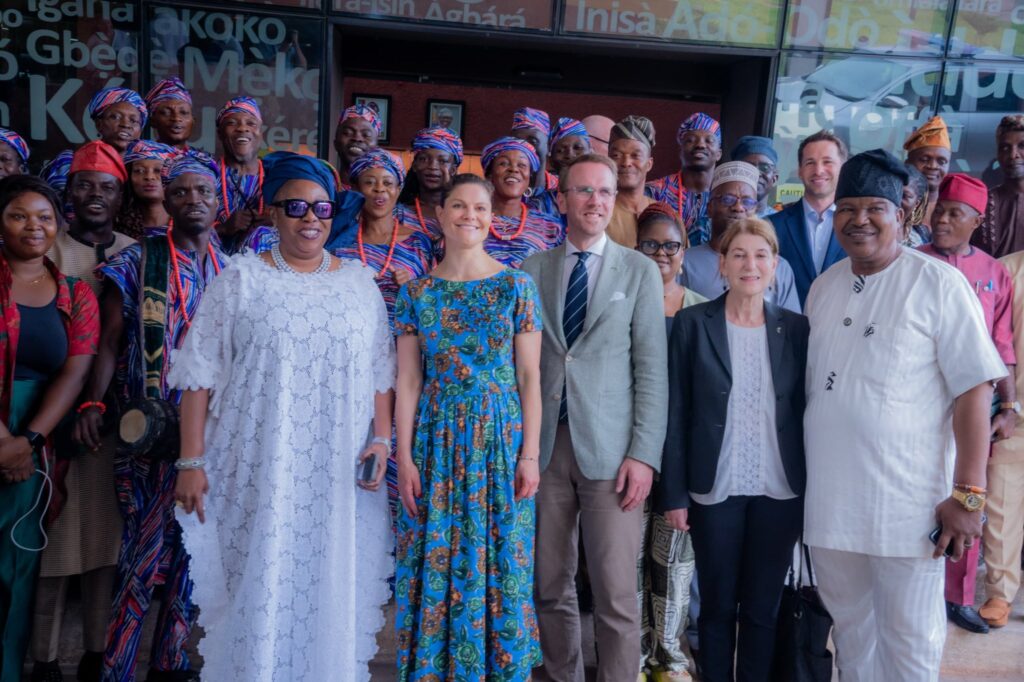 Lagos State: Photos – Crown Princess of Sweden visits John Randle Centre for Yoruba Culture and History