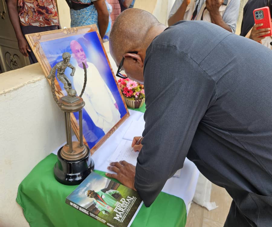 Christian Chukwu Passes At 74: Peter Obi visit family of late footballer says ‘our country has not shown these icons the kindness they truly deserve’