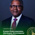Dangote At 68: ‘His life embodies hard work, generosity and faith in Nigeria’s potential’ – President Tinubu