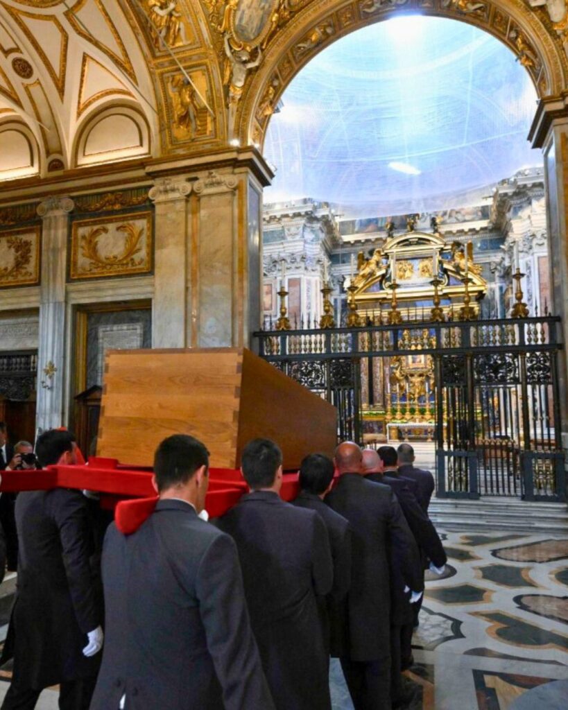 Pope Francis Passes At 88: Photos - Mortal remains of Holy See carried aboard the popemobile through the streets of Rome