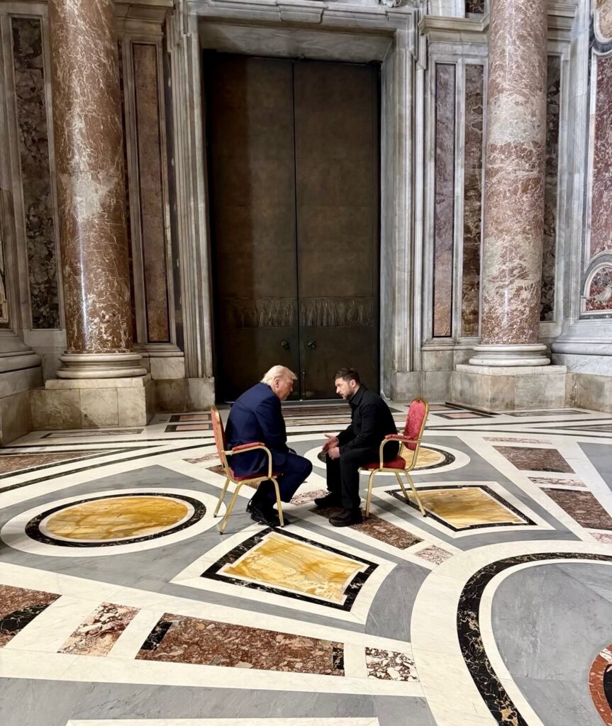 Pope Francis Passes At 88: President Trump meets with President Zelenskky in St. Peter’s Basilica in Vatican City
