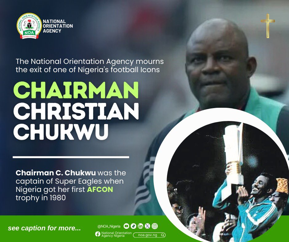 Christian Chukwu Passes At 74: He led Nigeria to its first AFCON title in 1980 – NOA