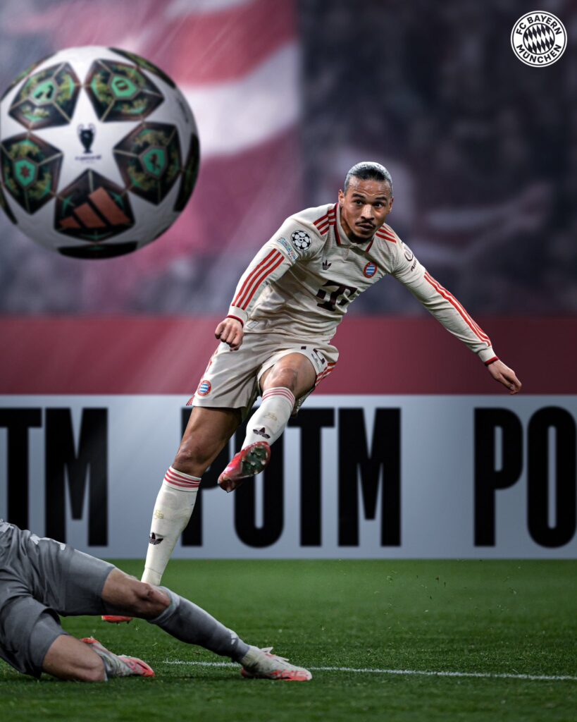 Bayern Munich: Leroy Sane is POTM for March