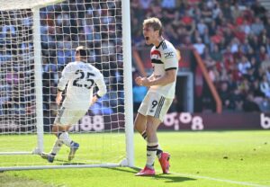 Premier League 2024/25: Bournemouth 1-1 Manchester United - Hojlund levels to rescue point for Reds