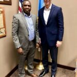 Photos: Bwala with Senator John Thune, US Senate Majority Leader