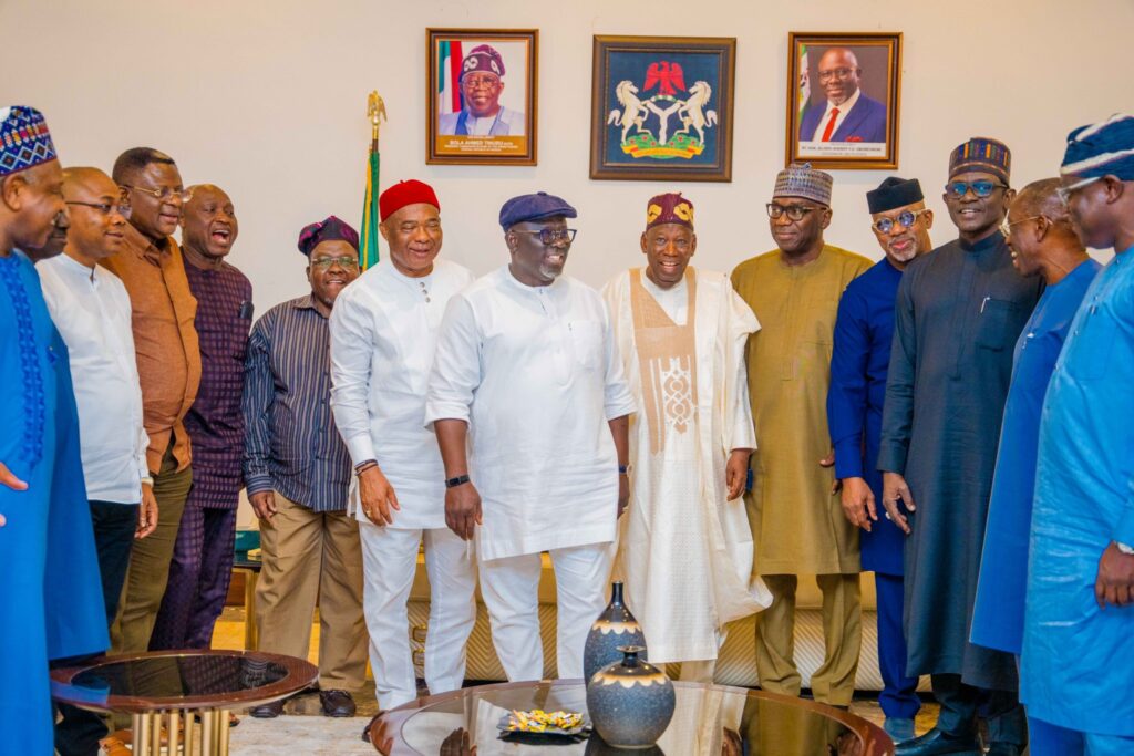 Oborevwori Dumps PDP Joins APC: Photos – Governor Abiodun meets with Delta State Governor, Okowa