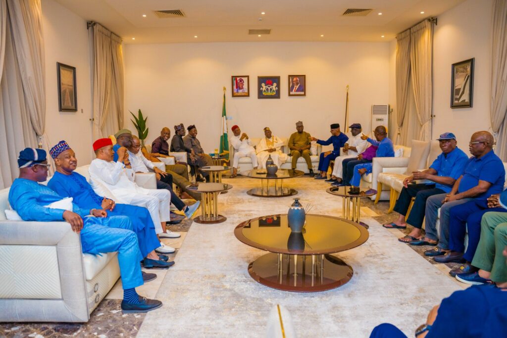 Oborevwori Dumps PDP Joins APC: Photos - Governor Abiodun meets with Delta State Governor, Okowa