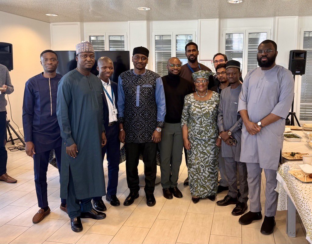 Eid-el-fitr 2025: Photos - WTO DG Okonjo-Iweala joins staff at celebratory lunch