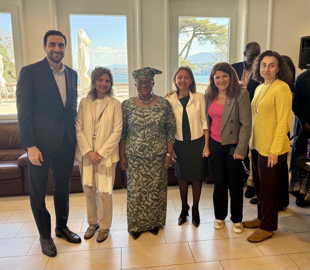 Eid-el-fitr 2025: Photos - WTO DG Okonjo-Iweala joins staff at celebratory lunch
