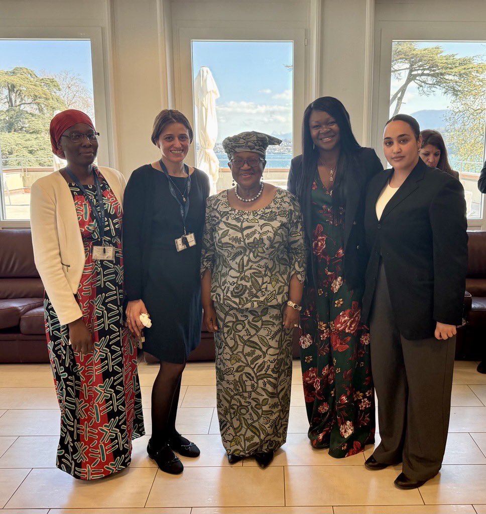 Eid-el-fitr 2025: Photos - WTO DG Okonjo-Iweala joins staff at celebratory lunch