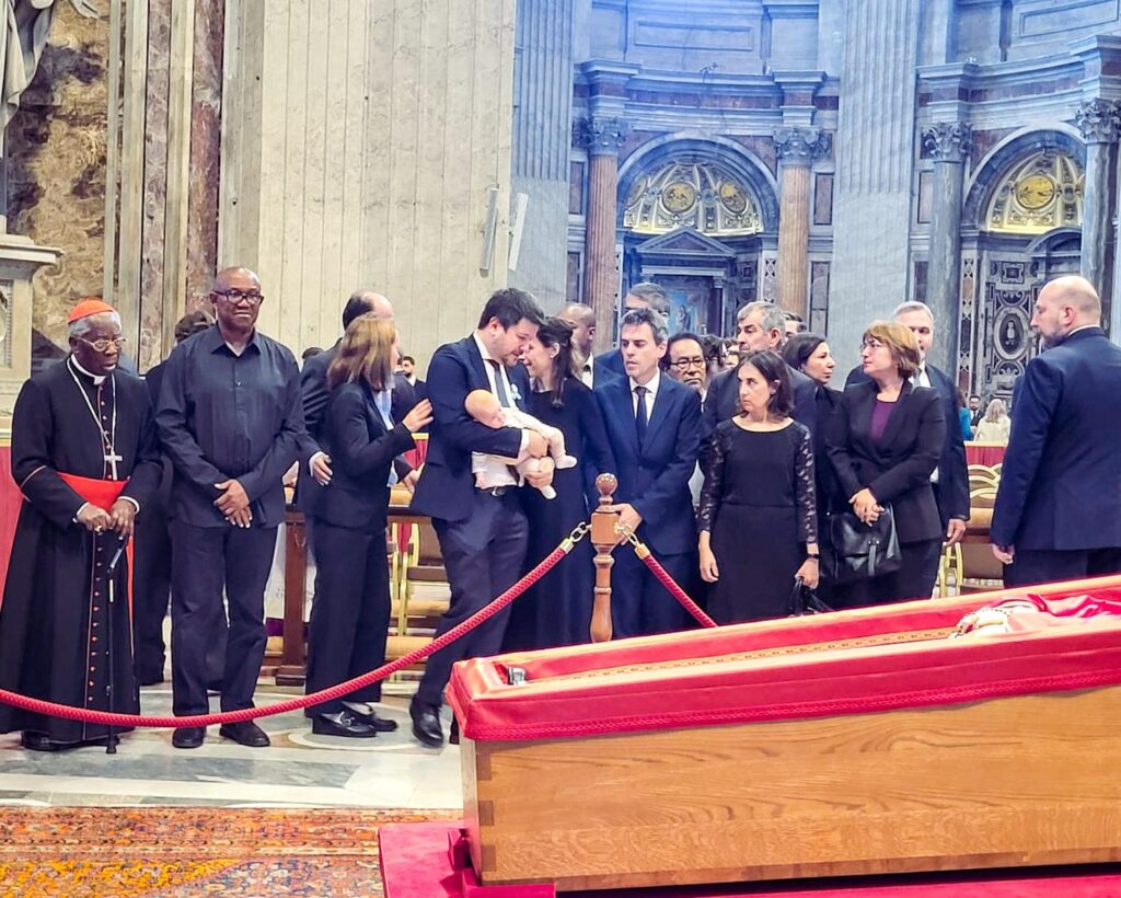 Pope Francis Passes At 88: Photos – Peter Obi join thousands of mourners at St. Peter’s Basilica to pay last respects to His Holiness