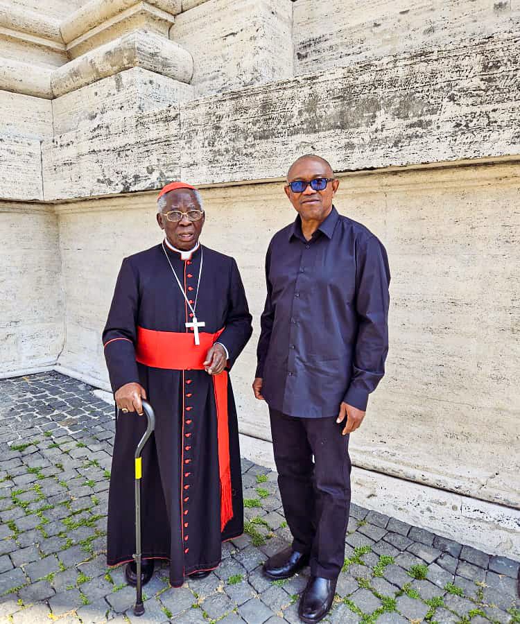 Pope Francis Passes At 88: Photos - Peter Obi join thousands of mourners at St. Peter’s Basilica to pay last respects to His Holiness