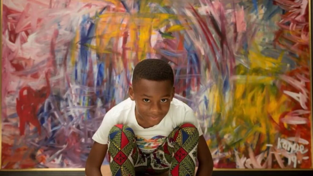 President Tinubu congratulates Kanye Tagbo-Okeke after creating 'the largest art canvas in the world at 12,303.87square meters'