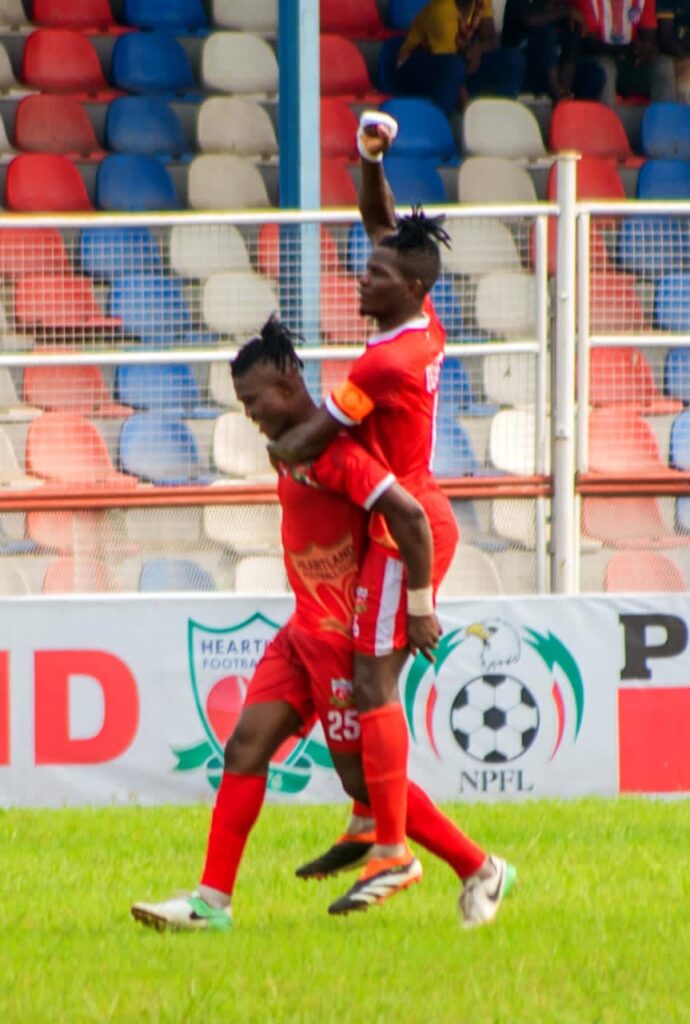 NPFL 2024/25: Enugu Rangers 0-2 Heartland FC – Second away win of the season for Spartans
