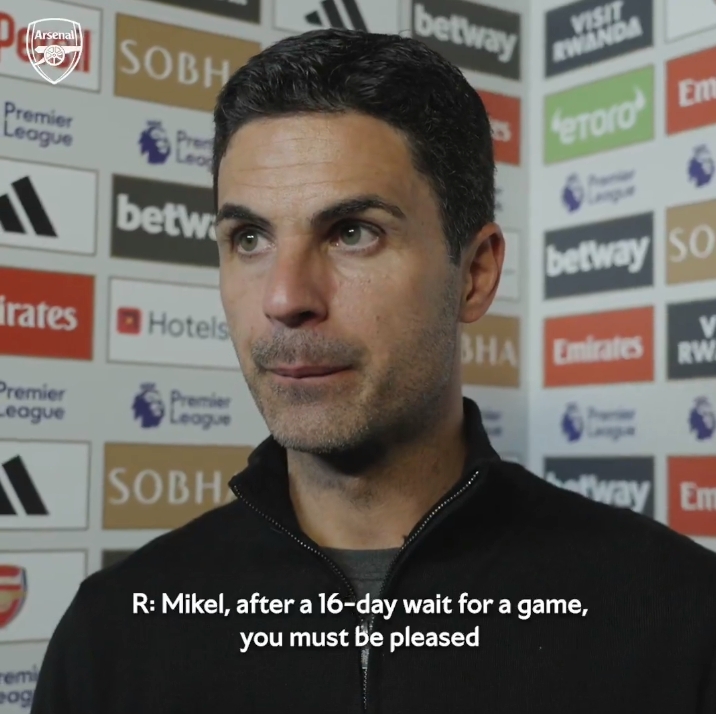 Premier League 2024/25: Arsenal 2-1 Fulham – ‘Beautiful moment to see how much our people love Bukayo’ – Arteta