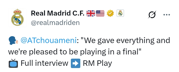 Copa Del Rey 2024/25: Real Madrid 4-4 Real Sociedad - 'We're Real Madrid and we always fight to the end' - Reactions from Madrid camp