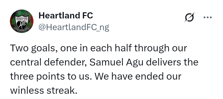 NPFL 2024/25: Heartland 2-0 Kano Pillars - Amuneke's side end winless streak