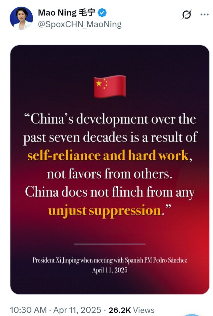 Trump Tariffs: 'China does not flinch from any s*ppression' - President Xi