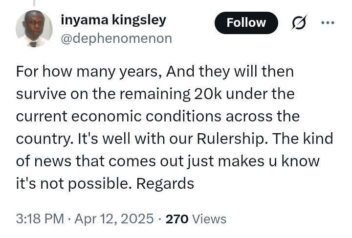 'Anyone earning as low as N30,000 per month will be able to purchase a house' - Housing Minister, Dangiwa