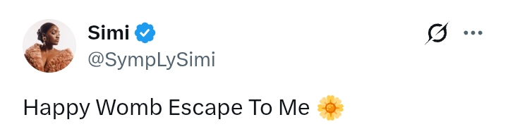 Simi At 37: Photos - 'Happy womb escape to me'