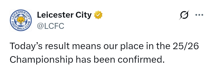 Premier League 2024/25: Leicester City 0-1 Liverpool - Foxes relegation to Championship confirmed