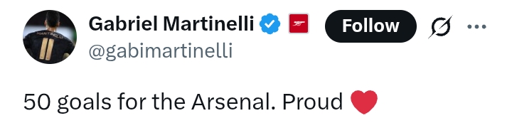Premier League 2024/25: Ipswich Town 0-4 Arsenal - Martinelli hits 50 goals for Gunners