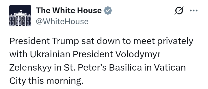 Pope Francis Passes At 88: President Trump meets with President Zelenskky in St. Peter’s Basilica in Vatican City