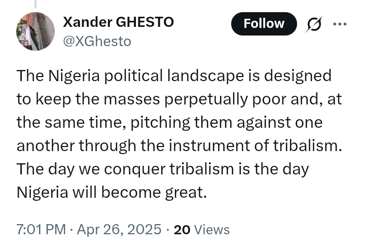 'Hope without action is not a strategy' - Kingsley Moghalu