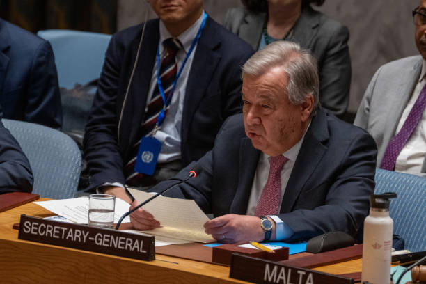 Israel V Hamas: Guterres shocked as Israeli army attack k*lls 15 humanitarian workers in Gaza