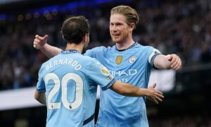 Premier League 2024/25: Manchester City 1-0 Wolves - De Bruyne's strike sends Cityzens third