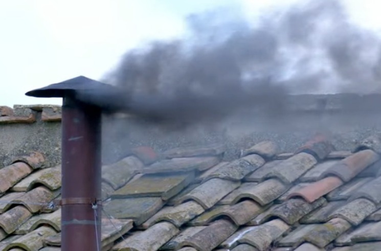 Election Of Pope: Second black smoke billows from Sistine Chapel chimney