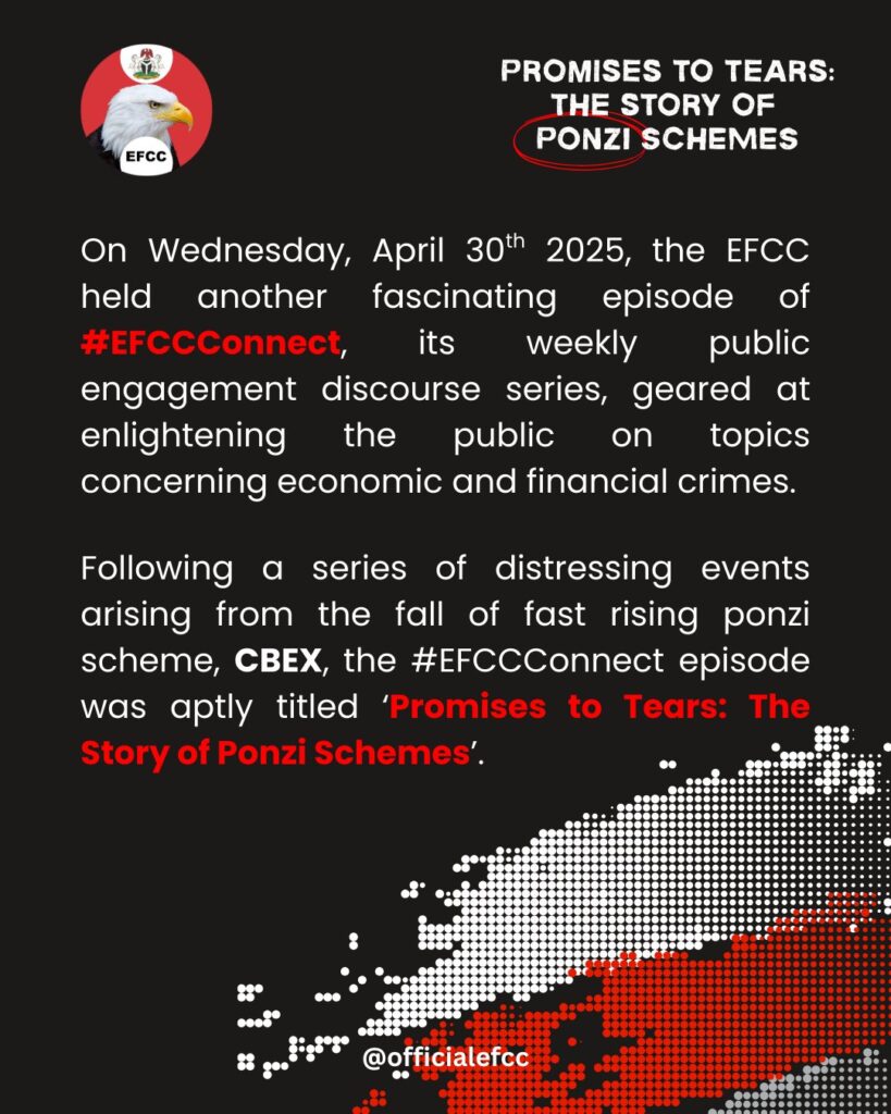 Ponzi Schemes: EFCC lists 'Red flags investors should watch out for'