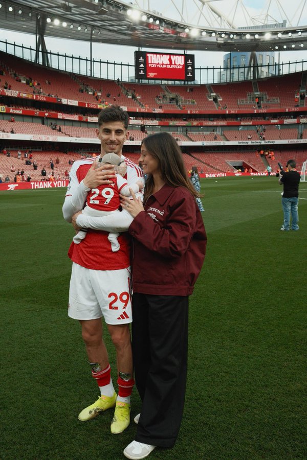 Kai Havertz finishes 2024/25 season with new family member
