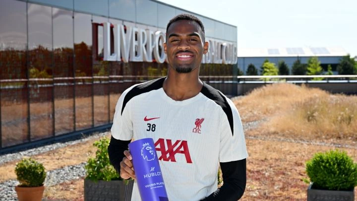 Premier League 2024/25: Liverpool’s Ryan Gravenberch wins Young Player of the Season