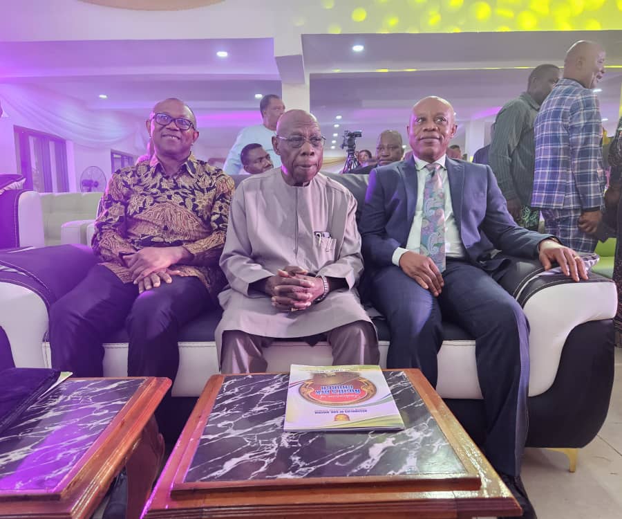Imo State: Peter Obi, Obasanjo at the dedication of Noah’s Ark Church in Mbaise