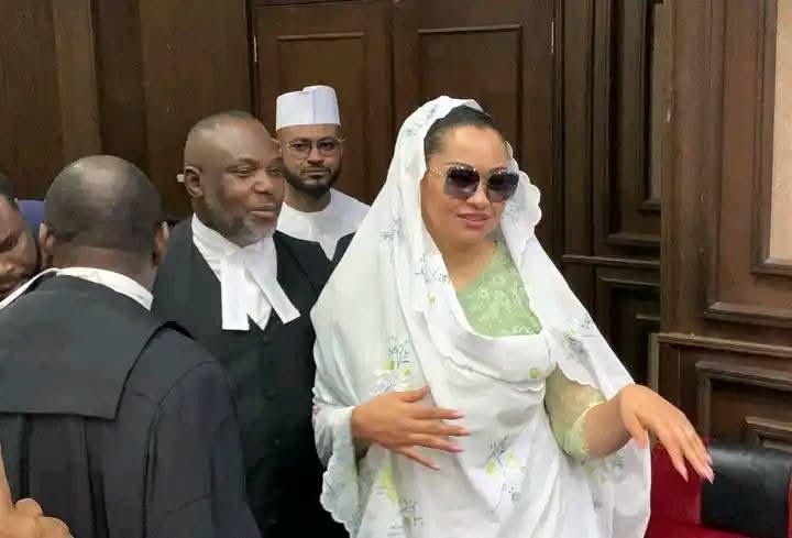 Akpabio V Natasha: Senator Natasha arrives FHC, Abuja to challenge decision of the Senate