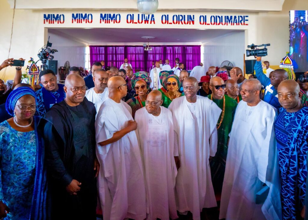 Pa Ayo Adebanjo Passes At 96: Photos – Sanwo-Olu, Obasanjo at funeral of Afenifere leader