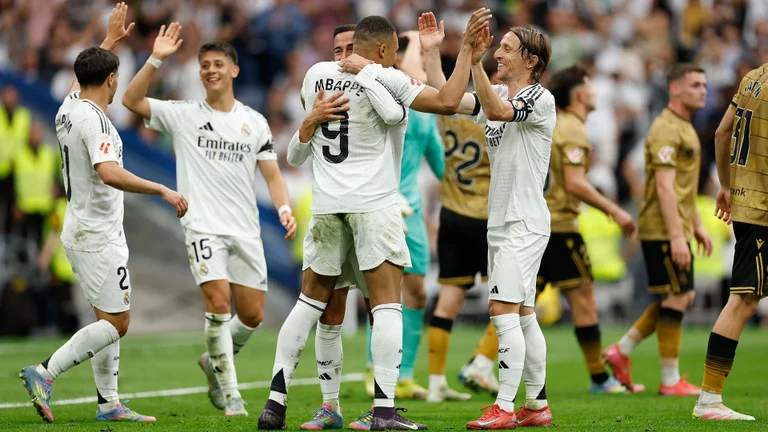 La Liga 2024/25: Real Madrid 2-0 Real Sociedad – Mbappe scores brace as Modric and Ancelotti bid Los Blancos farewell