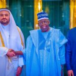 President Tinubu receives Qatari Minister, Khulaifi, at Aso Villa