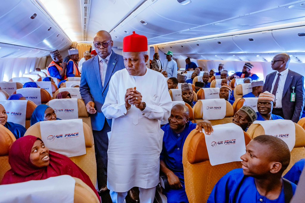 Hajj 2025: VP Shettima flag off FG’s inaugural airlift of pilgrims from Nigeria to Saudi Arabia in Imo State
