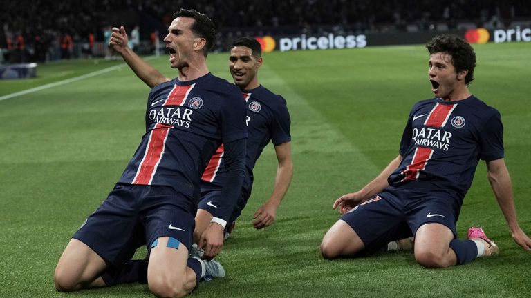 Uefa Champions League 2024/25: PSG 2-1 Arsenal – Les Parisiens through to final