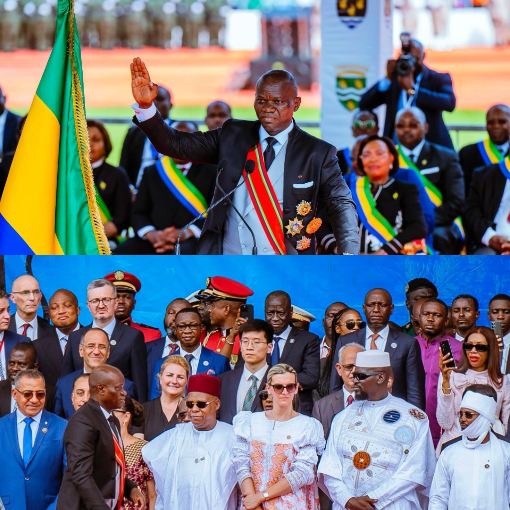 Photos: VP Shettima at inauguration of Nguema as President of Gabon